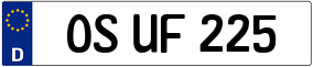 Truck License Plate